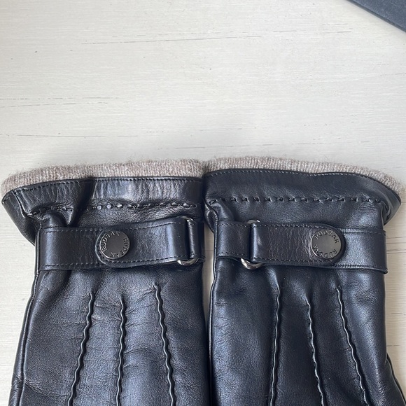 Rudsak leather gloves with wool lining - Picture 2 of 5
